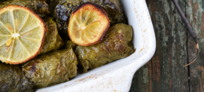 Creative ways with  Vine Leaves